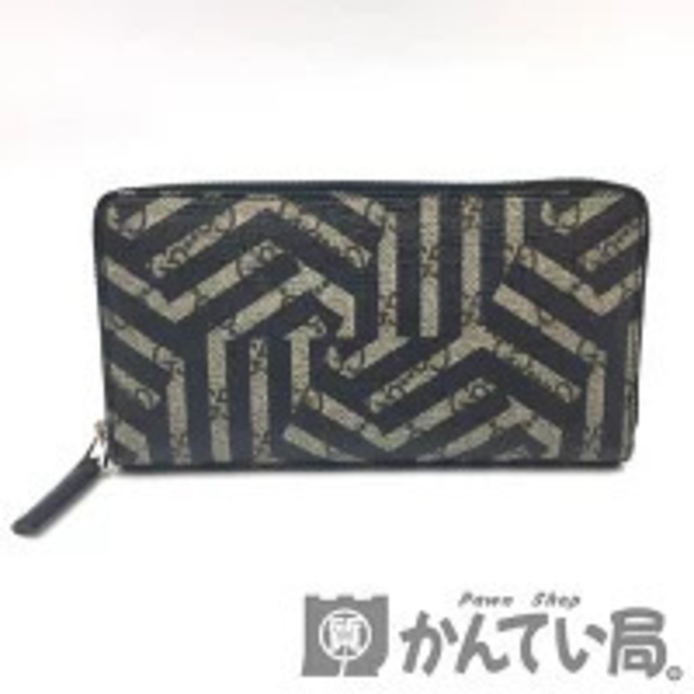 Gucci Long Black GG Kaleido Wallet Beige